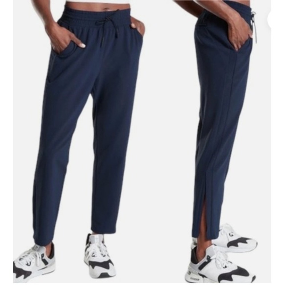 Athleta Metropolis Straight Leg Jogger Pant Navy Size 4 Track Workout Travel